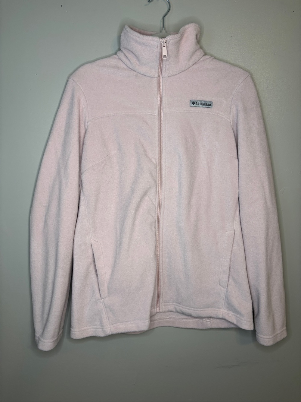 Columbia Pale Pink Full-Zip Fleece Jacket